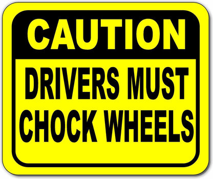 Caution watch for vehicles Bright yellow metal outdoor sign