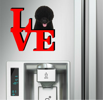 Portuguese Water Dog Park Cute Dog Fridge Refrigerator Car Magnet