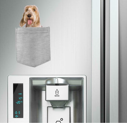 Petits Bassets Griffons  pocket Fridge Car Magnet Bumper Sticker App size 4"x7"