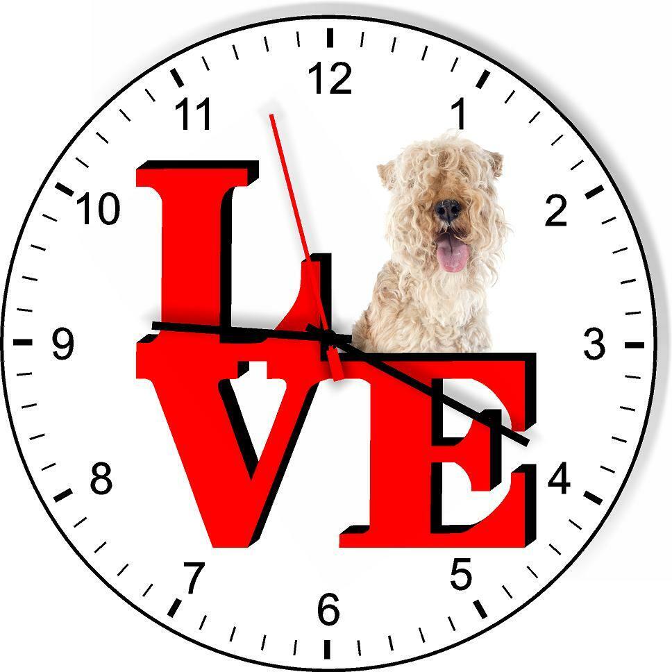 Lakeland Terrier Cute Puppy Dog kitchen living room Wall Clock