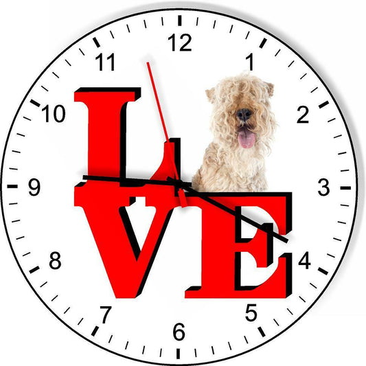 Lakeland Terrier Cute Puppy Dog kitchen living room Wall Clock