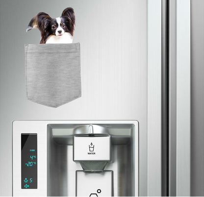 Papillons Dog  in  pocket Fridge Car Magnet Bumper Sticker App size 4"x7"