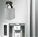 Entlebucher Sennenhund in pocket Fridge Car Magnet Bumper Sticker App size 4"x7"