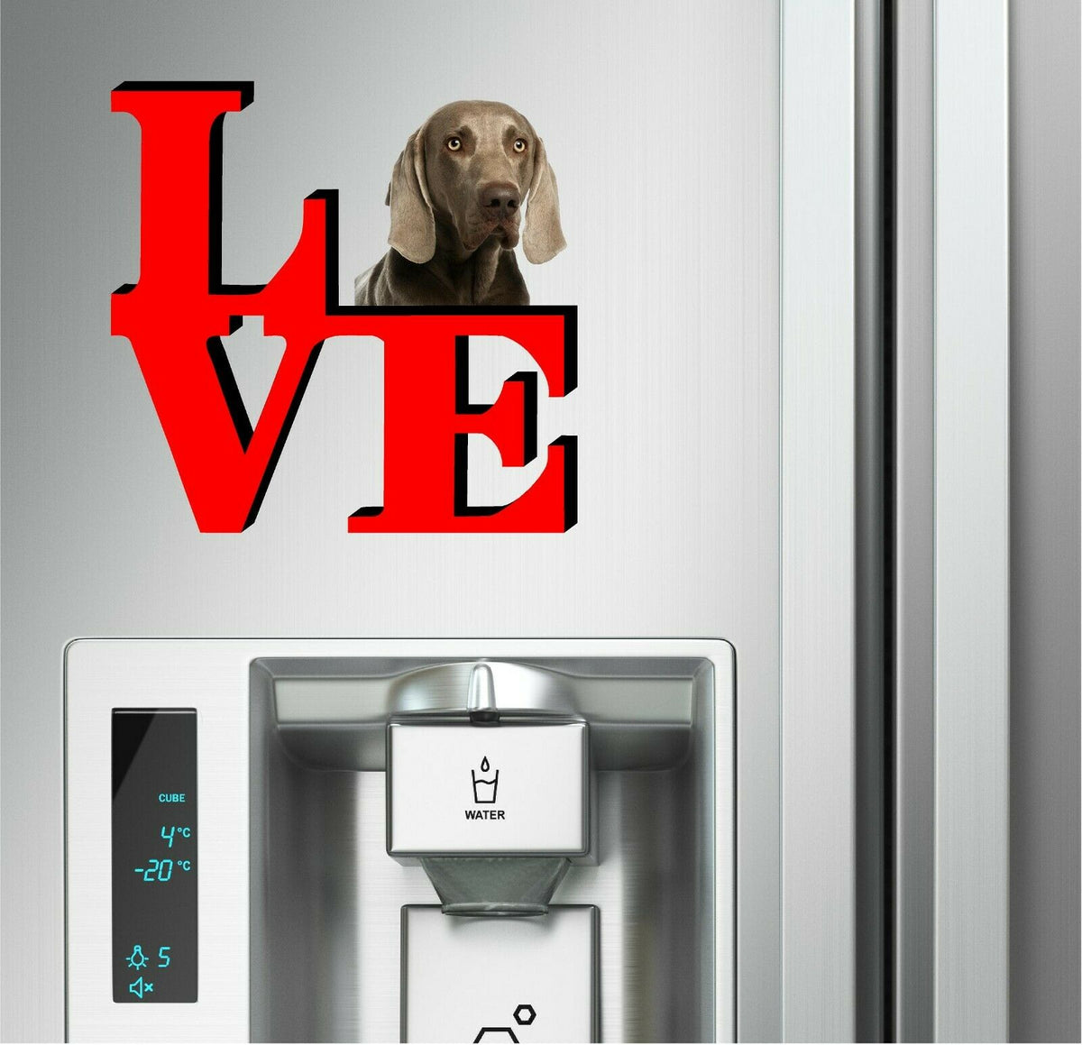 Weimaraner Cute Dog Fridge Refrigerator Car Magnet