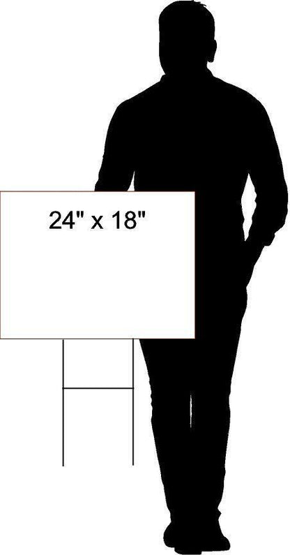 MARLOWE'S HONK ITS BIRTHDAY 18 in x 24 in Yard Sign Road Sign with Stand