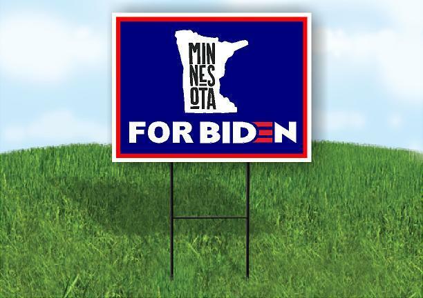 MINNESOTA FOR BIDEN Yard Sign with Stand LAWN SIGN