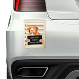Nova Scotia Duck Toller Mugshot Bad Dog Fridge refrigerator Car Magnet