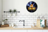 Best Pomeranian Dog Galaxy Wars Space Star Kitchen Livingroom Wall Clock