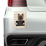Cairn Terrier Mugshot Bad Dog Fridge refrigerator Car Magnet