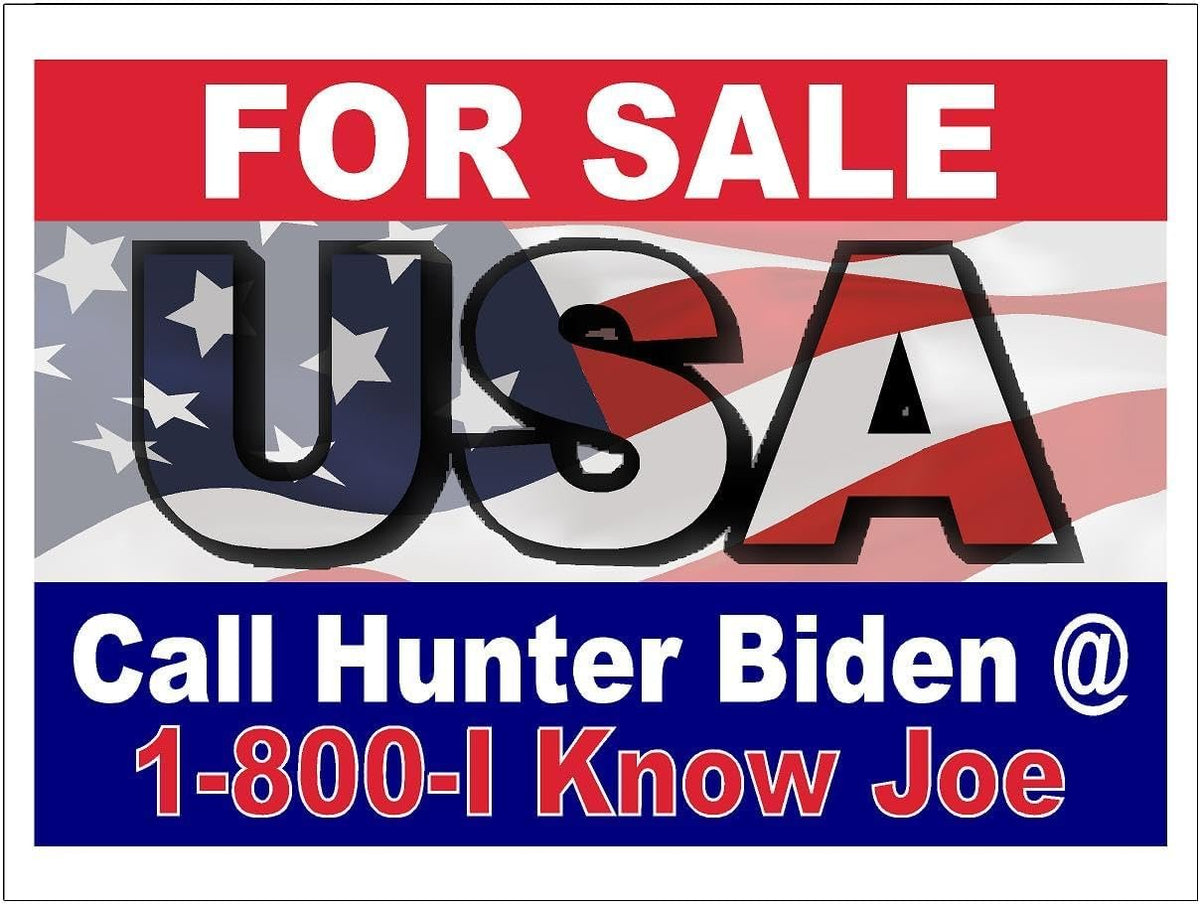 3 Pack Eco for Sale USA Call Hunter Biden Trump Bumper Magnet 4 in x 3 in