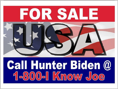 3 Pack Eco for Sale USA Call Hunter Biden Trump Bumper Magnet 4 in x 3 in
