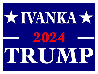 3 Pack Eco Ivanka Trump 2024 Bumper Magnet 4 in x 3 in
