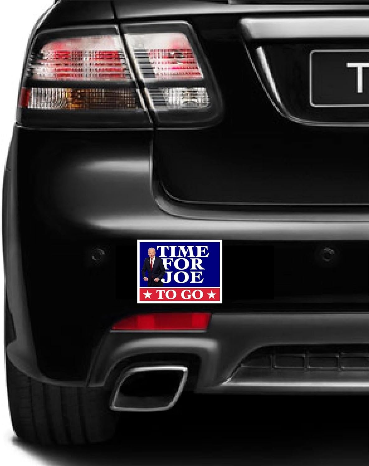 3 Pack Eco Time for Joe to Go Biden Picture Bumper Magnet 4 in x 3 in