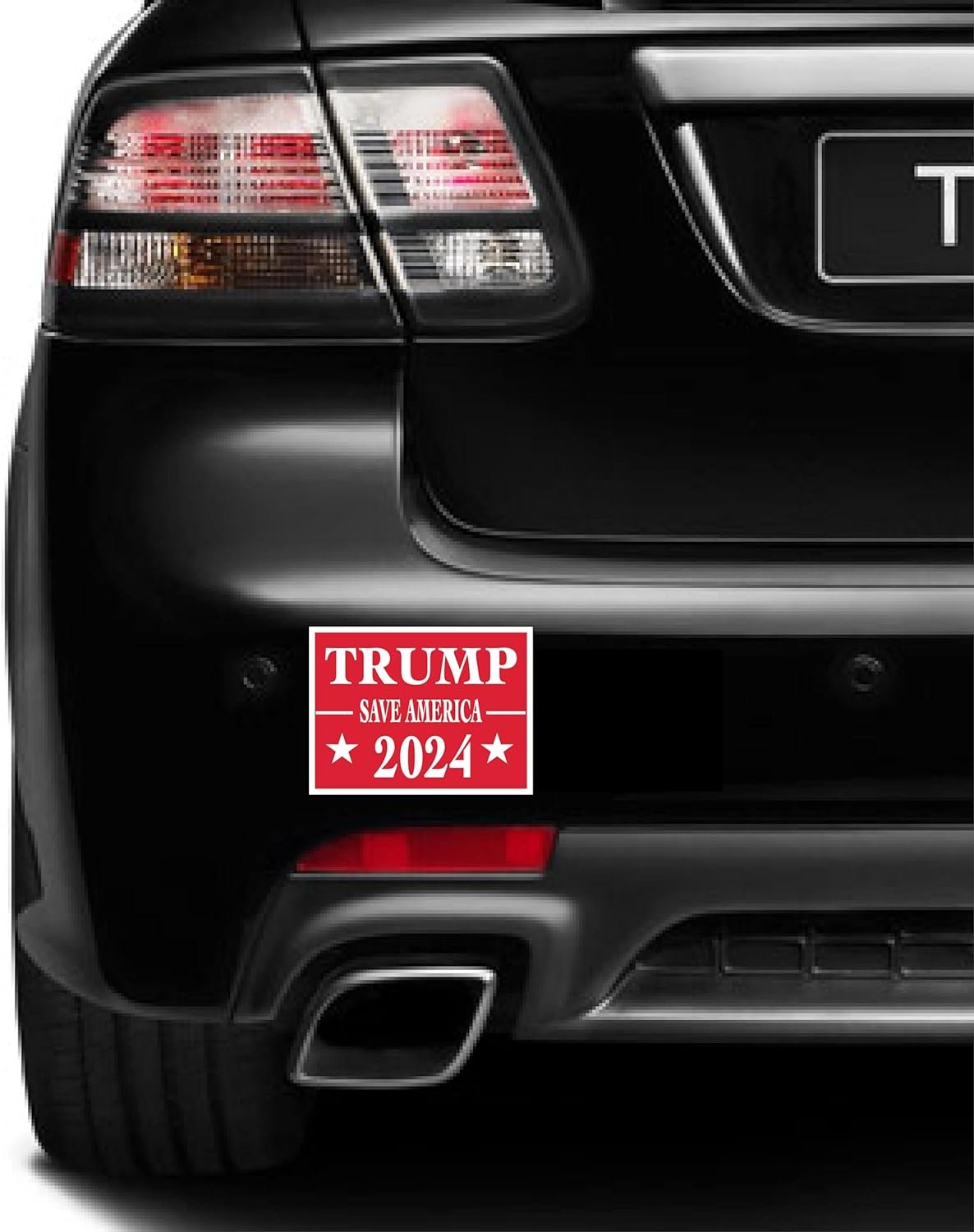 3 Pack Eco Trump 2024 Red Save America Bumper Magnet 4 in x 3 in