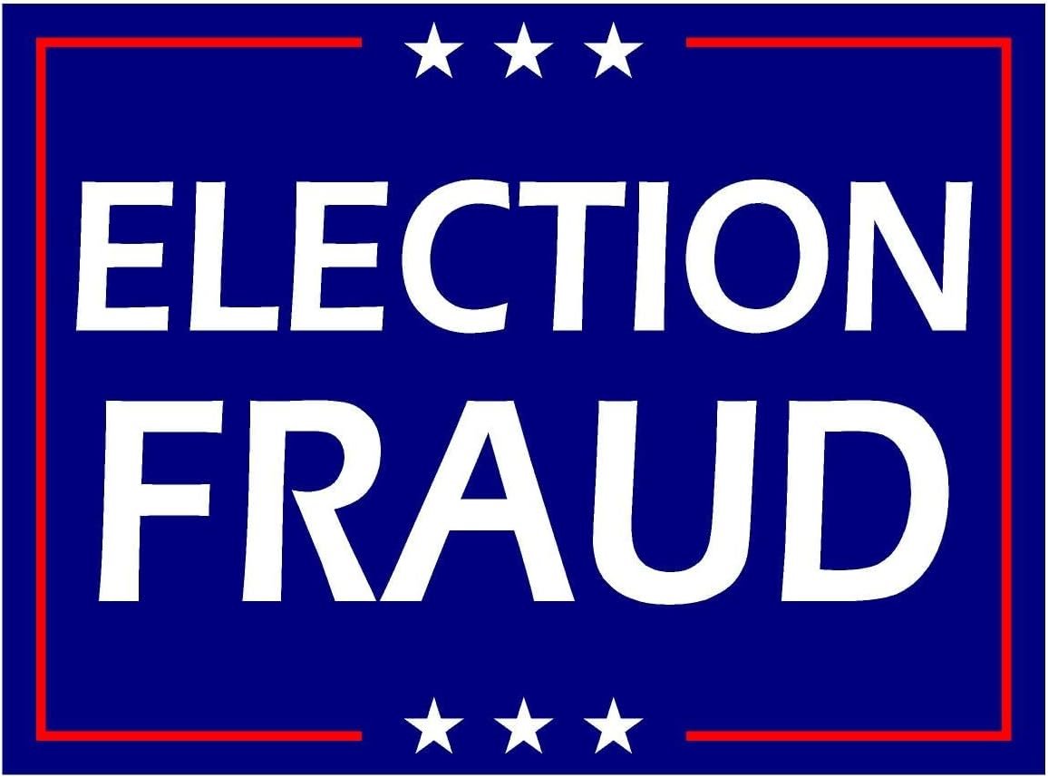 3 Pack Eco Election Fraud Trump Biden Harris Bumper Magnet 4 in x 3 in