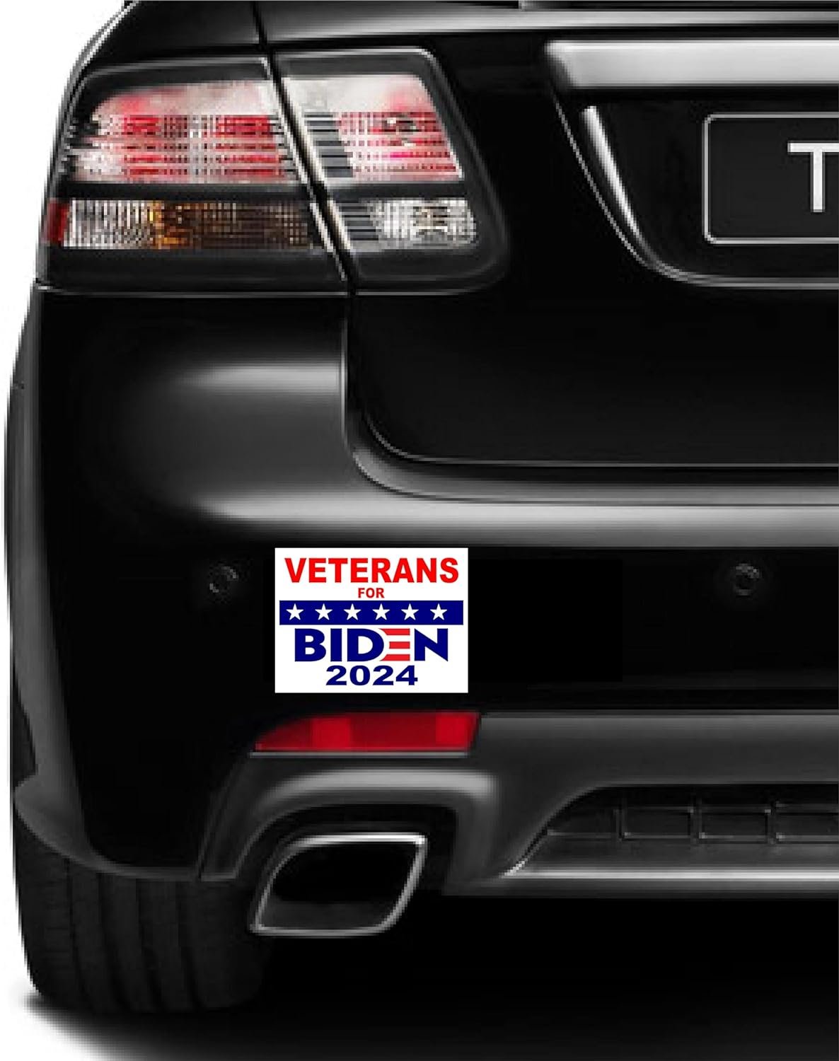 3 Pack Eco Veterans for Biden 2024 Joe Biden Bumper Magnet 4 in x 3 in