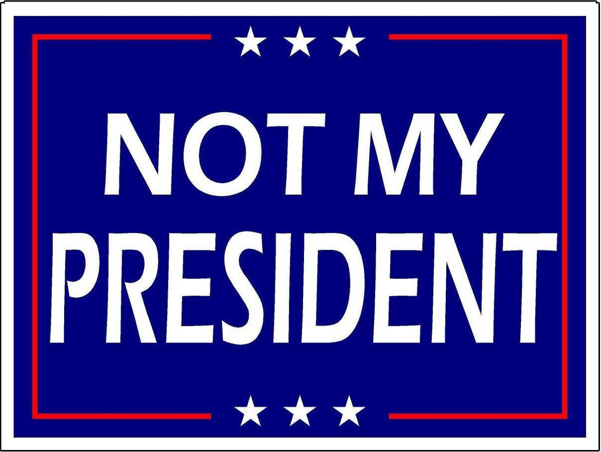 3 Pack Eco Not My President Trump Biden Harris Bumper Magnet 4 in x 3 in