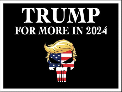 3 Pack Eco Trump Punisher More in 2024 Bumper Magnet 4 in x 3 in